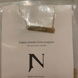 Jook and Nona 18k plated necklace